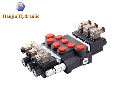 Badestnost 03 Z50 A ES3 12VDC Hydraulic Directional Electric Control Valves 3 Banks 13gpm