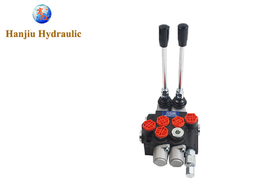 40 Liter Monoblock Control Valve 2P40 Two Spools G 3/8" Open Center Spool 2P40 A1C1 GKZ1