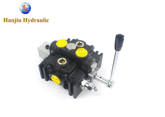 Hydraulic Directional Control Valve 53gpm DCV Section Valve 1 Rotary Handle Spool Manual Control Type SAE Ports