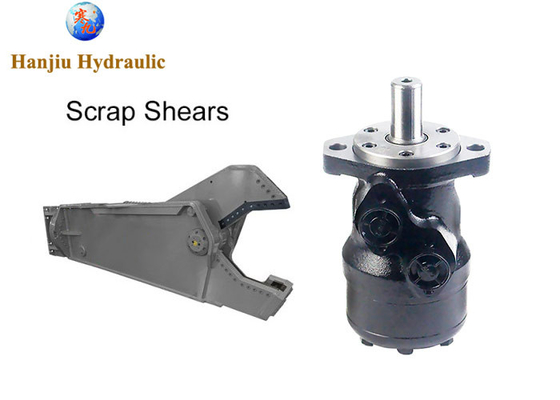 Hydraulic Orbit Motor BMR Series Motor For Scrap Shear With High Pressure