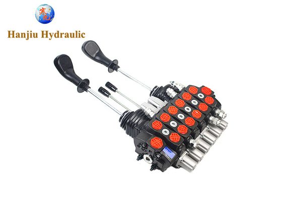 SD8/6 Sectional Control Valve Walvoil Replacement SD8-6-J2OT-2OT-J2OT 3 Position, Joystick