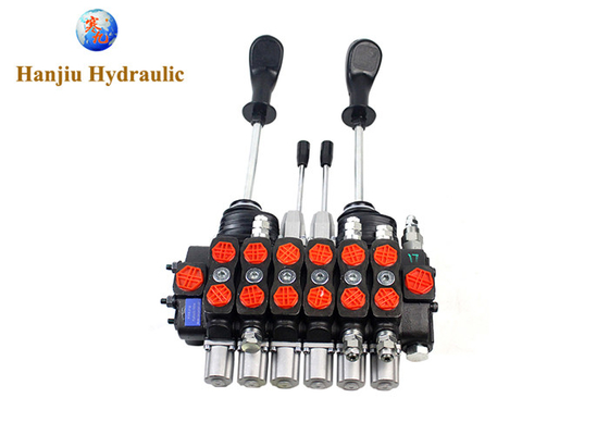 SD8/6 Sectional Control Valve Walvoil Replacement SD8-6-J2OT-2OT-J2OT 3 Position, Joystick