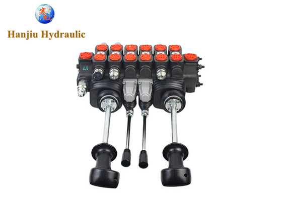 SD8/6 Sectional Control Valve Walvoil Replacement SD8-6-J2OT-2OT-J2OT 3 Position, Joystick