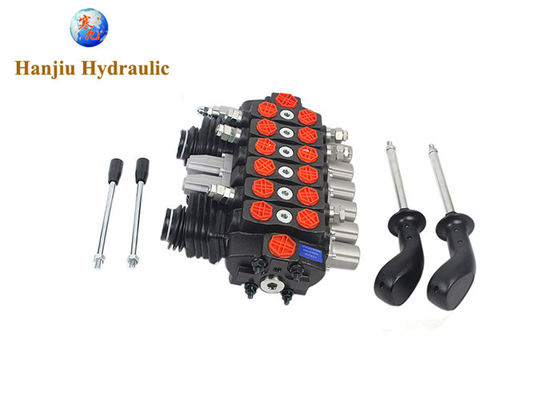 SD8/6 Sectional Control Valve Walvoil Replacement SD8-6-J2OT-2OT-J2OT 3 Position, Joystick