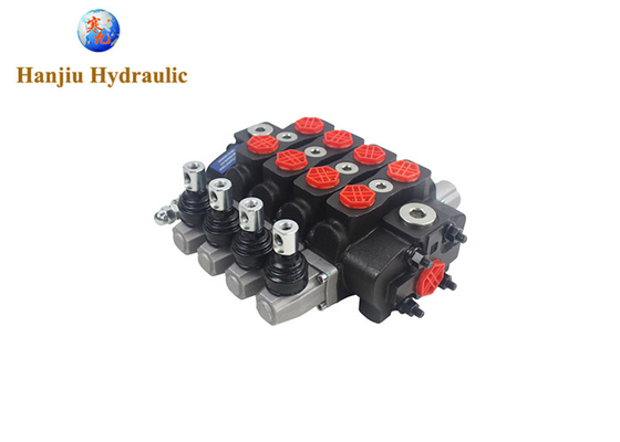 Manual High Pressure Directional Control Valve For Sanitation Machinery 80LPM 31.5MPa 4 Bank