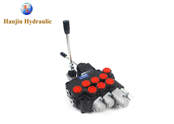 Hydraulic Monoblock Valve 3P80 Air Control Type+manual Control With BSPP 1/2 Ports For Harvesters