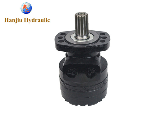 BMER-2 Hydraulic Motor, BMER-2-200-FS-FD1-R-B, 200 ml/r, 6 bolt flange, spline shaft, CCW rotation