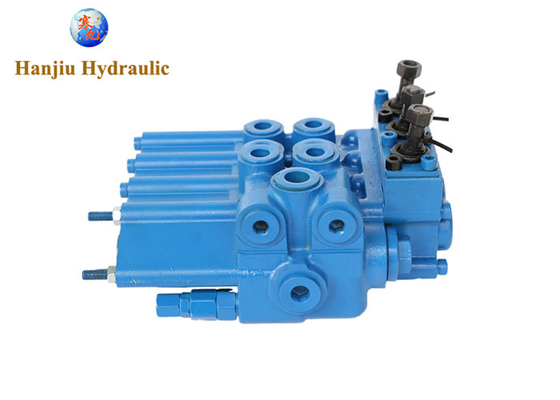 MP80/3 Series Monoblock Hydraulic Control Valve 80LPM 250Bar Open Center For Russian Tractors