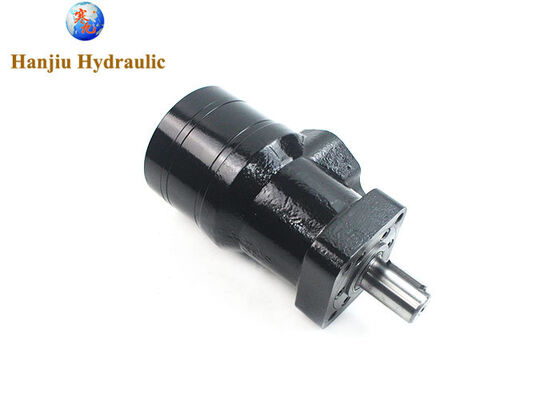 Shaft Ø25 - Standard straight shaft with keyway - 4 hole flange - Rear ports, MRQE 160 - Hydraulic motor