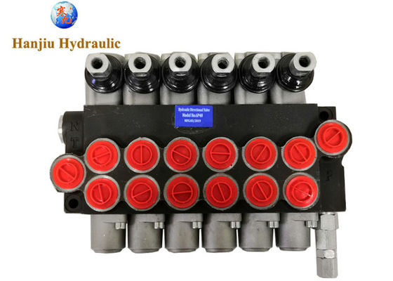 6 spool 40L  hydraulic directional control valve monoblock hydraulic valve bank on sprayer