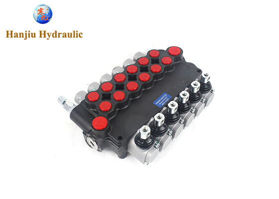 Моноблоковые клапаны управления серии P80,6 ручки с пружинным управлением, порты BSPP